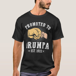 Mens Promoted To Grumpa Est 2022 First Time Grumpa T-Shirt