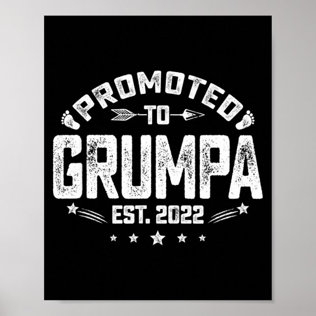 Mens Promoted To Mpa Est 2022 Funny New Mpa  Poster (Front)