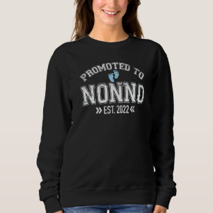 Mens Promoted To Nonno 2022 For First Time Dad Pap Sweatshirt