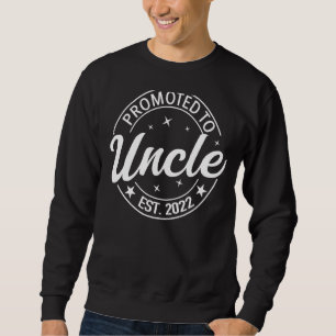 Mens Promoted To Uncle 2022 For First Time Uncle Sweatshirt