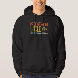 Mens Promoted To Uncle 2022 For New Dad First Tim Hoodie