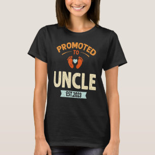 Mens Promoted to Uncle for new Dad T-Shirt