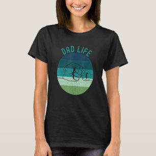 Mens Proud Dad Life Father Child Fist Bump Fathers T-Shirt