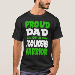 Mens Proud Dad Of A Scoliosis Warrior 1 T-Shirt