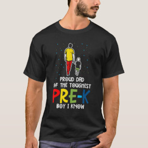 Mens Proud Dad Of The Toughest Boy Back To School T-Shirt