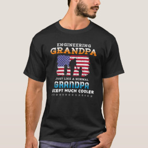 Mens Proud Engineering Grandpa-Proud Engineer Gran T-Shirt