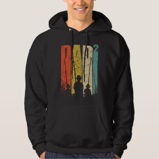 Mens Proud Father Of 2 Children Second Time Dad Fi Hoodie