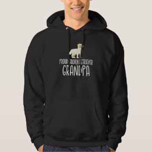 Mens Proud Golden Retriever Grandpa Hoodie