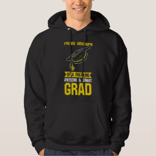 Mens Proud Grandpa Of An Awesome Grad Graduation Hoodie