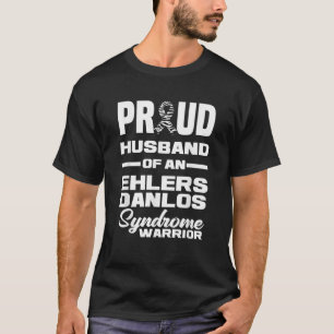 Mens Proud Husband Of An Ehlers Danlos Syndrome Wa T-Shirt