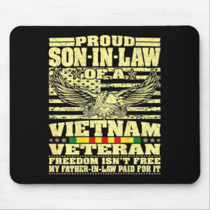 Mens proud son-in-law of a vietnam veteran -Mens p Mouse Pad