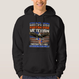 Mens Proud Son Of A Korean War Veteran Military Ve Hoodie
