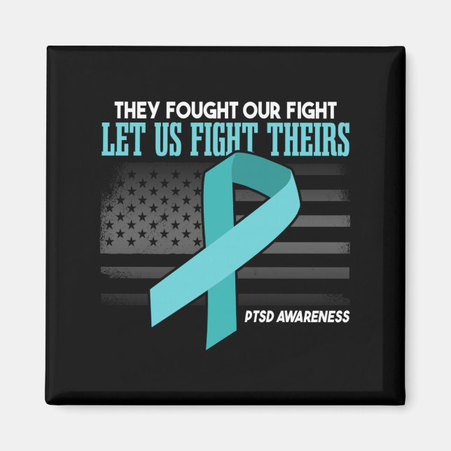 Mens Ptsd Awareness Performance Magnet (Front)