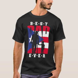 Mens Puerto Rican Dad Regalo Para Papa Puerto Rico T-Shirt