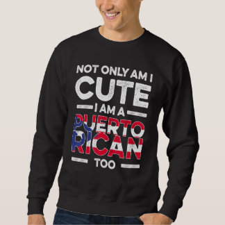 Mens Puerto Rico Island Proud American People Puer Sweatshirt