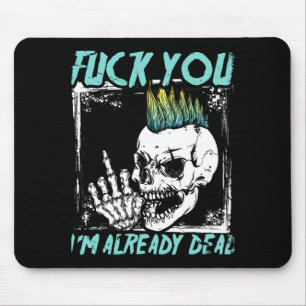 Mens Punk Government Agencyd _ Punker Rocker _ Mouse Pad