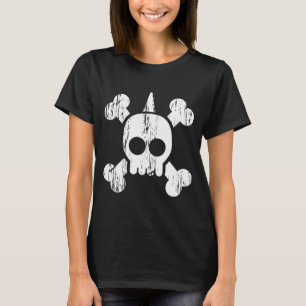 Mens Punk Skull Bones Rock Music Aesthetic T-Shirt
