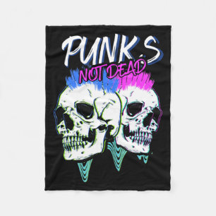 Mens Punks Not Government Agencyd _ Skeletons Fleece Blanket