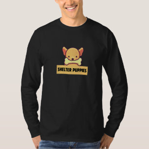 Mens Puppy Adoption Shelter Puppies Animal Pet Res T-Shirt