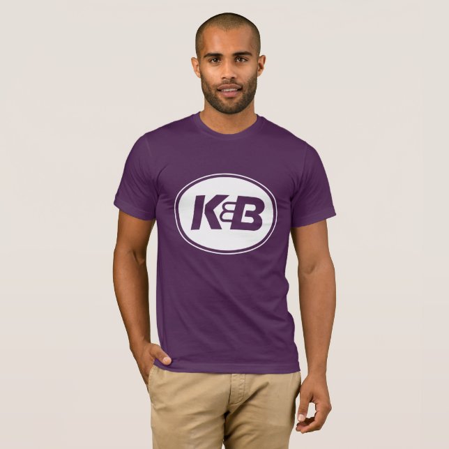 Men's Purple K&B Tee (Front Full)