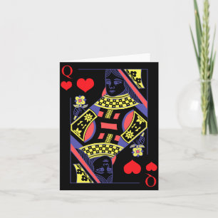 Mens Queen Of Heart Womens Clothing Gift For Card