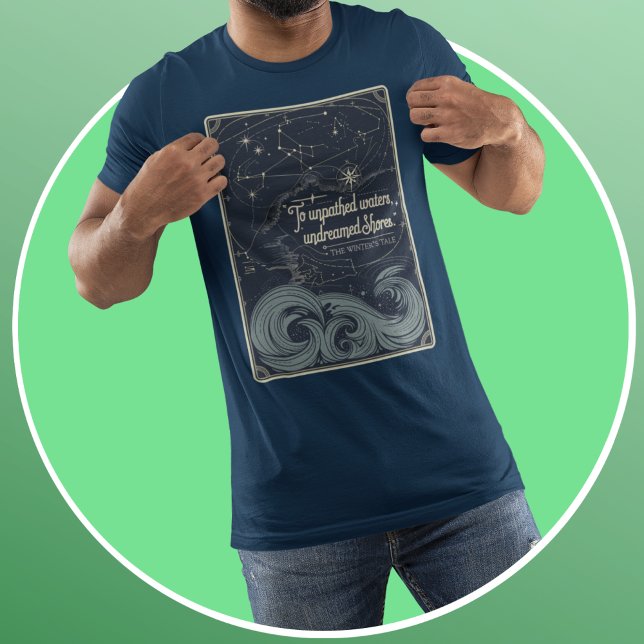 Mens Quote Elegant Vintage Celestial T-Shirt (Creator Uploaded)