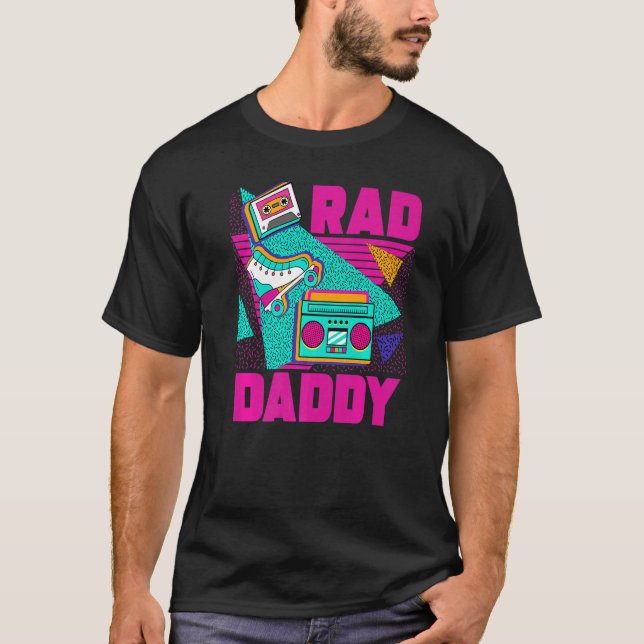 Mens Rad Daddy 90s Aesthetic Nostalgia 1990's Retr T-Shirt (Front)