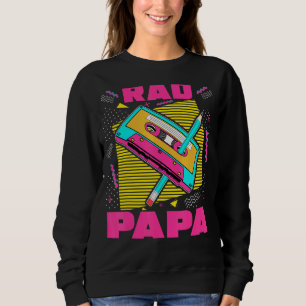 Mens Rad Papa 90s Aesthetic Nostalgia 1990's Retro Sweatshirt