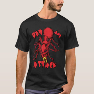 Mens Red Ant Attack Horror Insect The Ants T-Shirt