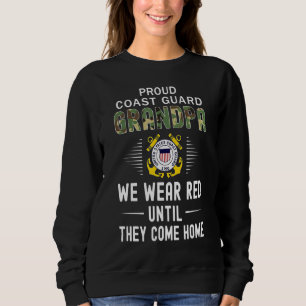 Mens Red Friday Until They Come Home Proud Coast G Sweatshirt