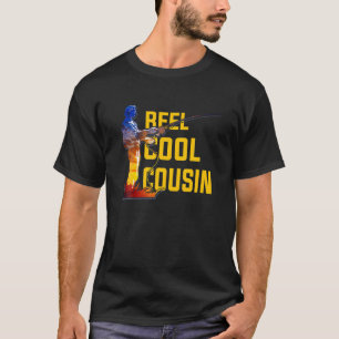 Mens Reel Cool Cousin Fishing Father's Day Gift Fi T-Shirt