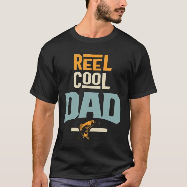 Mens Reel Cool Dad Father Grandpa Gifts T-Shirt (Front)