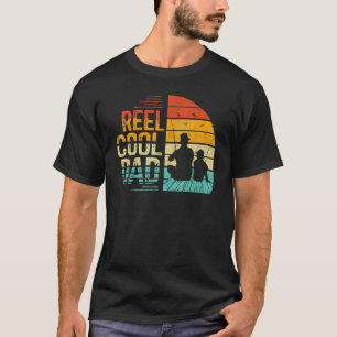 Mens Reel Cool Dad  Father's Day For Fishing Daddy T-Shirt
