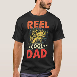 Mens Reel Cool Dad Fishing Daddy Fathers Day 2022  T-Shirt