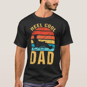 Mens Reel Cool Dad  Fishing Father's Day T-Shirt