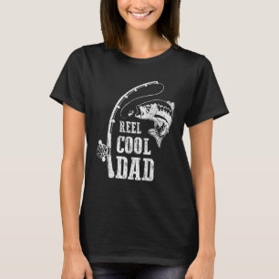 Mens Reel Cool Dad T Shirt Fishing Daddy Funny 1