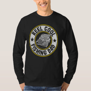 Mens Reel Cool Fishing Dad Fisherman Tackle Box Ba T-Shirt