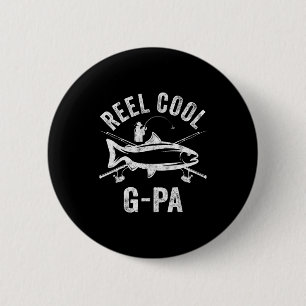 Mens Reel Cool G-pa Shirt Funny Fisherman Christma 6 Cm Round Badge