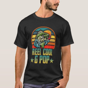 Mens Reel Cool G Pop Fisherman Vintage Father's T-Shirt