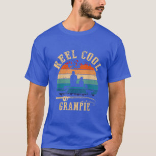 Mens Reel Cool Grampie Fisherman Fathers Day Fishi T-Shirt