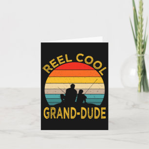 Mens Reel Cool Grand Dude Fishing Daddy Vintage Re Card