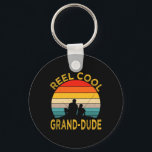 Mens Reel Cool Grand Dude Fishing Daddy Vintage Re Key Ring<br><div class="desc">Mens Reel Cool Grand Dude Fishing Daddy Vintage Retro Fathers Day</div>