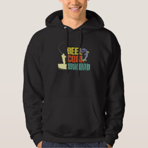 Mens Reel Cool Grandad Fishermen Fishing Rod Angli Hoodie
