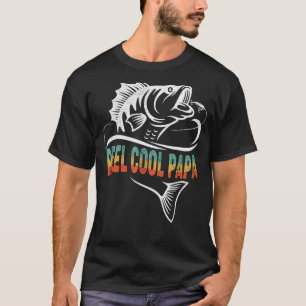 Mens Reel Cool Grandpa Fishing Father's Day Dad T-Shirt
