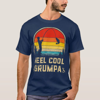 Mens Reel Cool Grumpa Fishing s, Fun Fathers Day F T-Shirt