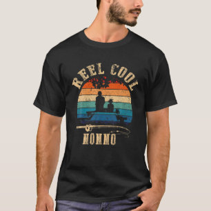 Mens Reel Cool Nonno Fisherman Father's Day Fishin T-Shirt