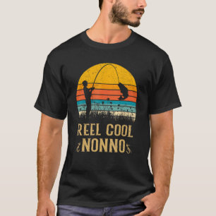 Mens Reel Cool Nonno Fishing Fun Fathers Day Fish T-Shirt