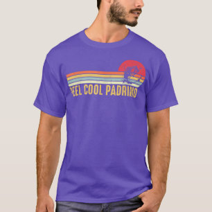 Mens Reel Cool Padrino FishingFunny Fish Vintage 9 T-Shirt