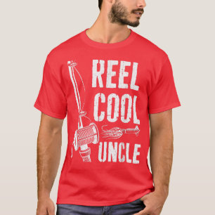 Mens Reel Cool Uncle Fishing Father's Day T-Shirt