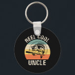Mens Reel Cool Uncle Fishing Funny Gift For Men  Key Ring<br><div class="desc">Mens Reel Cool Uncle Fishing Funny Gift For Men</div>